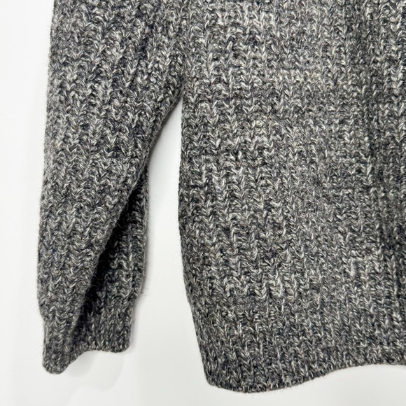 Vintage Dartmoor Jumpers Chunky Knit Gray 100% Wool Sweater Size XL - Picture 7 of 13